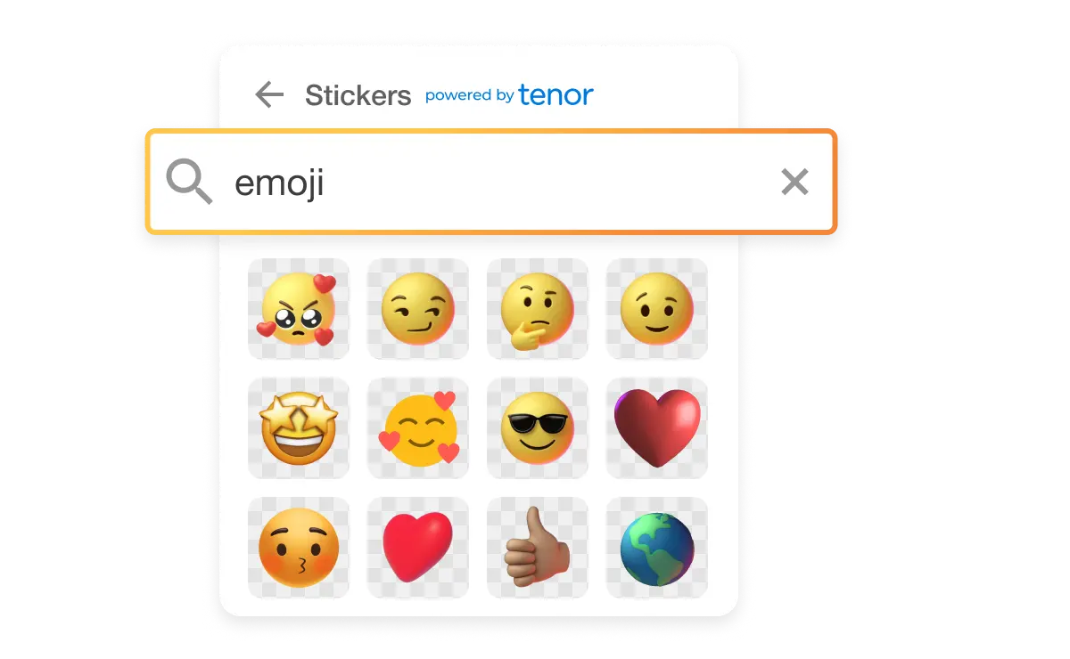 Find the perfect emoji for your video from Visla’s massive emoji collection